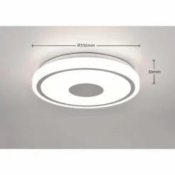 Luminaires Reality Éclairage Led|Plafonnier Reality BUNDA LED Chrome, 1 lumière
