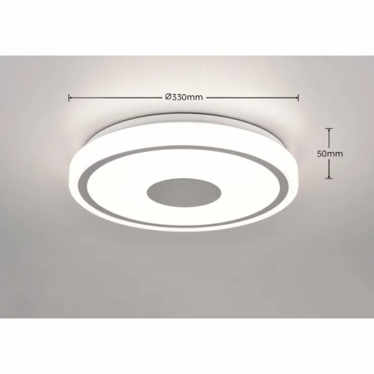 Luminaires Reality Éclairage Led|Plafonnier Reality BUNDA LED Chrome, 1 lumière
