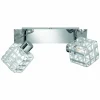 Luminaires Reality Spots Et Projecteurs|Plafonnier Reality Chrome, 2 lumières