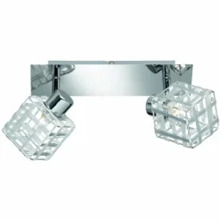 Luminaires Reality Spots Et Projecteurs|Plafonnier Reality Chrome, 2 lumières