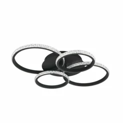 Luminaires Reality Éclairage Led|Plafonnier Reality CIRES LED Noir, 1 lumière