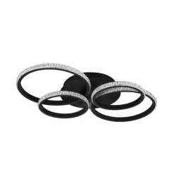 Luminaires Reality Éclairage Led|Plafonnier Reality CIRES LED Noir, 1 lumière