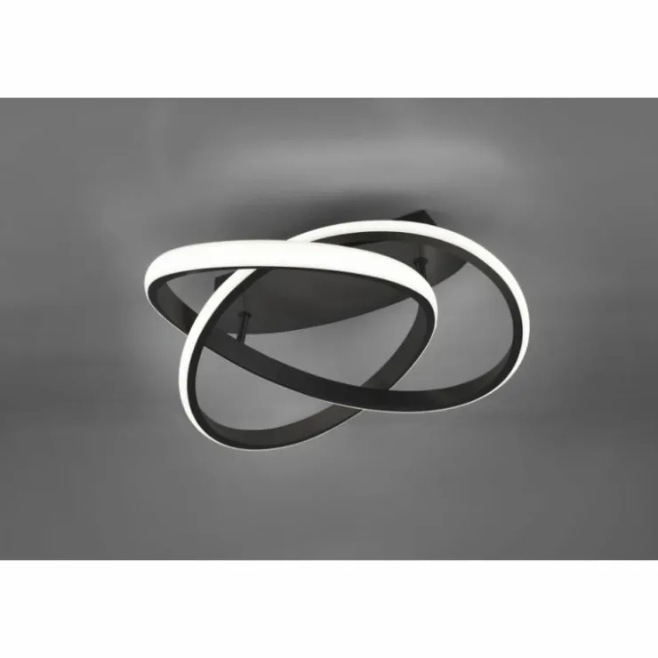 Luminaires Reality Éclairage Led|Plafonnier Reality Course LED Noir, 1 lumière