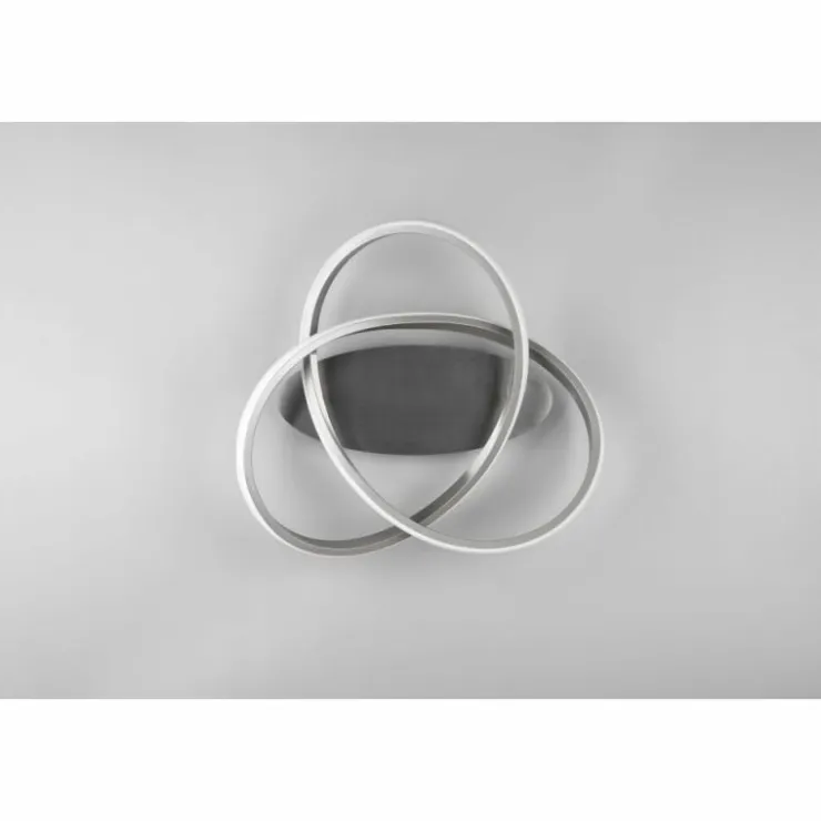 Luminaires Reality Éclairage Led|Plafonnier Reality Course LED Nickel mat, 1 lumière