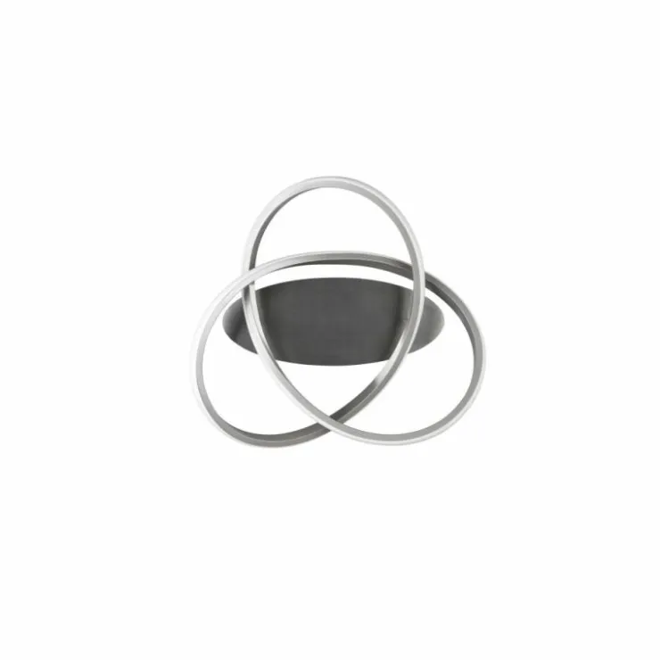 Luminaires Reality Éclairage Led|Plafonnier Reality Course LED Nickel mat, 1 lumière