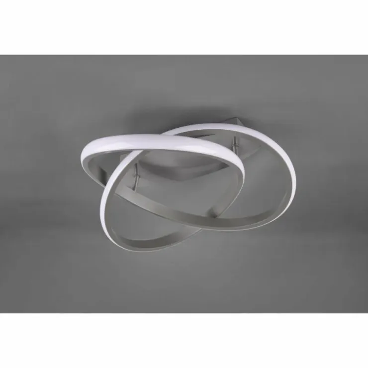 Luminaires Reality Éclairage Led|Plafonnier Reality Course LED Nickel mat, 1 lumière