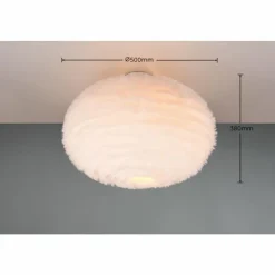 Luminaires Reality Plafonniers|Plafonnier Reality FURRY Beige, 2 lumières