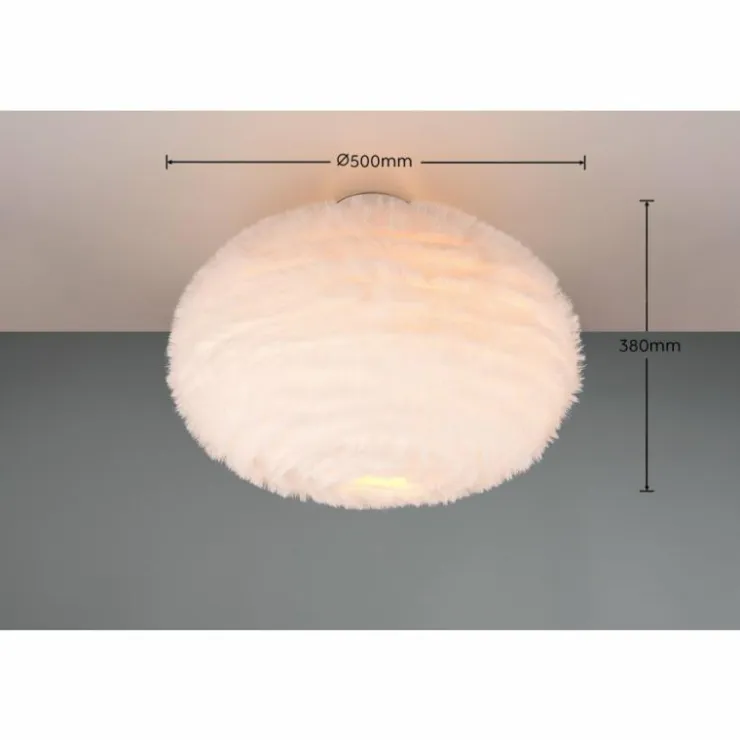 Luminaires Reality Plafonniers|Plafonnier Reality FURRY Beige, 2 lumières