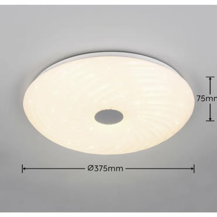 Luminaires Reality Éclairage Led|Plafonnier Reality GRAVITY LED Blanc, 1 lumière, Télécommandes