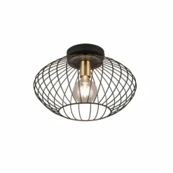 Luminaires Reality Plafonniers|Plafonnier Reality Grid Noir, 1 lumière