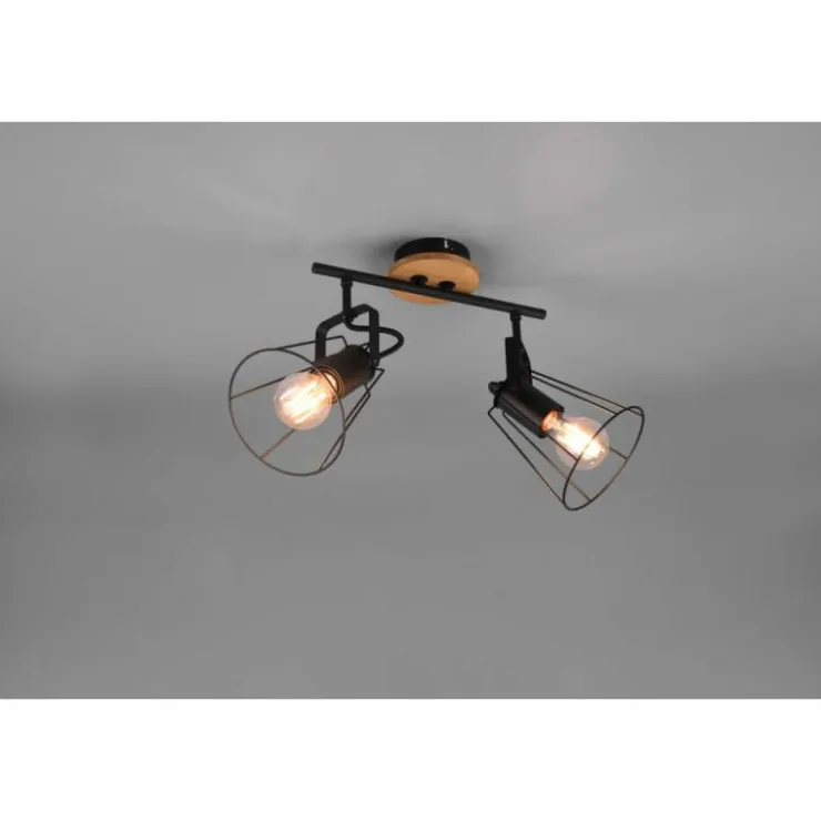 Luminaires Reality Plafonniers|Plafonnier Reality Jaipur Noir, 2 lumières