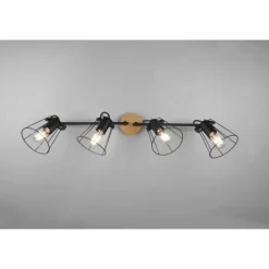 Luminaires Reality Plafonniers|Plafonnier Reality Jaipur Noir, 4 lumières