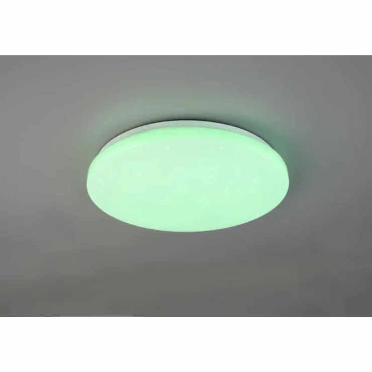 Luminaires Reality Éclairage Led|Plafonnier Reality Kira LED Blanc, 1 lumière, Télécommandes, Changeur de couleurs