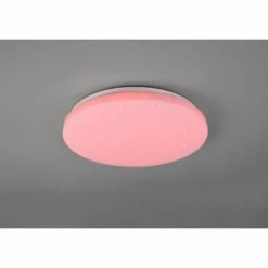 Luminaires Reality Éclairage Led|Plafonnier Reality Kira LED Blanc, 1 lumière, Télécommandes, Changeur de couleurs