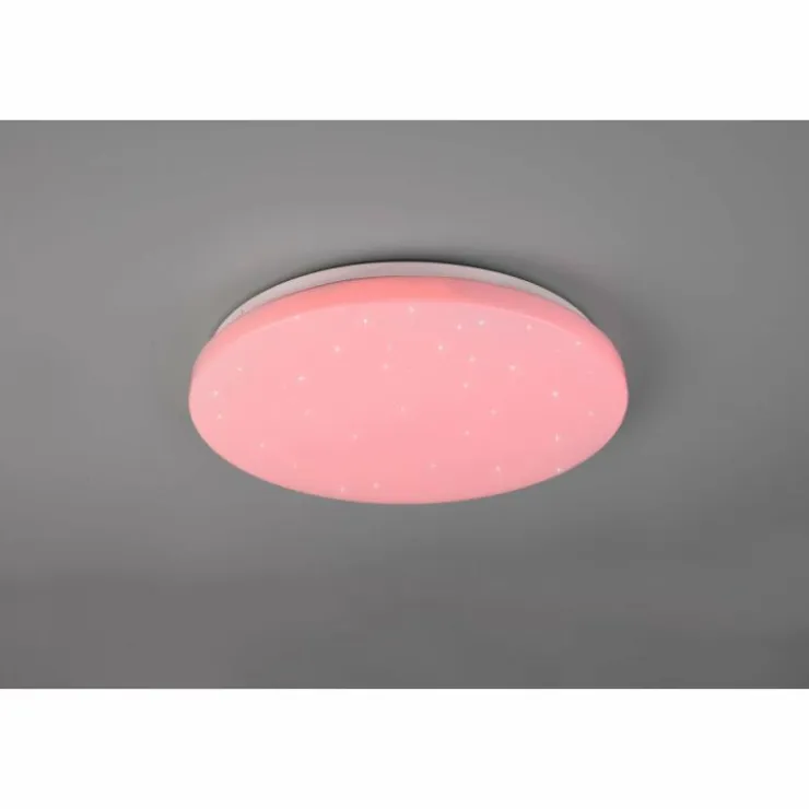 Luminaires Reality Éclairage Led|Plafonnier Reality Kira LED Blanc, 1 lumière, Télécommandes, Changeur de couleurs