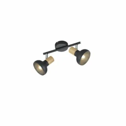 Luminaires Reality Spots Et Projecteurs|Plafonnier Reality Latika Noir, 2 lumières