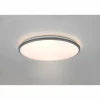 Luminaires Reality Éclairage Led|Plafonnier Reality Limbus LED Titane, 1 lumière