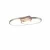 Luminaires Reality Éclairage Led|Plafonnier Reality Malaga LED Nickel mat, 1 lumière