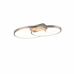 Luminaires Reality Éclairage Led|Plafonnier Reality Malaga LED Nickel mat, 1 lumière