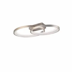 Luminaires Reality Éclairage Led|Plafonnier Reality Malaga LED Nickel mat, 1 lumière