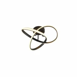 Luminaires Reality Éclairage Led|Plafonnier Reality MEO LED Noir, 1 lumière