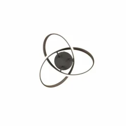Luminaires Reality Éclairage Led|Plafonnier Reality MEO LED Noir, 1 lumière