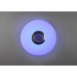 Luminaires Reality Éclairage Led|Plafonnier Reality Musica LED Blanc, 2 lumières, Télécommandes, Changeur de couleurs