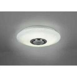 Luminaires Reality Éclairage Led|Plafonnier Reality Musica LED Blanc, 2 lumières, Télécommandes, Changeur de couleurs