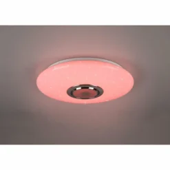 Luminaires Reality Éclairage Led|Plafonnier Reality Musica LED Blanc, 2 lumières, Télécommandes, Changeur de couleurs