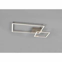 Luminaires Reality Éclairage Led|Plafonnier Reality Padella LED Nickel mat, 1 lumière