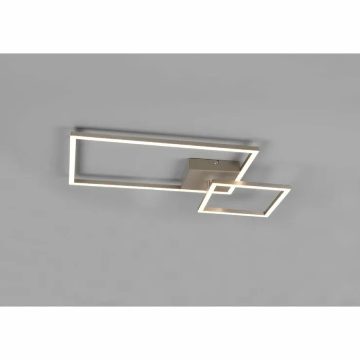 Luminaires Reality Éclairage Led|Plafonnier Reality Padella LED Nickel mat, 1 lumière
