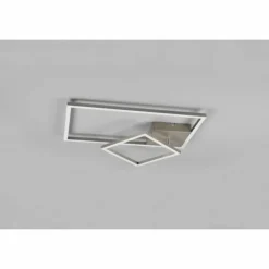 Luminaires Reality Éclairage Led|Plafonnier Reality Padella LED Nickel mat, 1 lumière