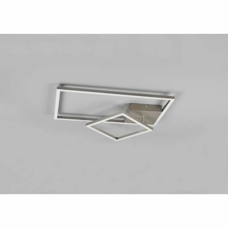 Luminaires Reality Éclairage Led|Plafonnier Reality Padella LED Nickel mat, 1 lumière