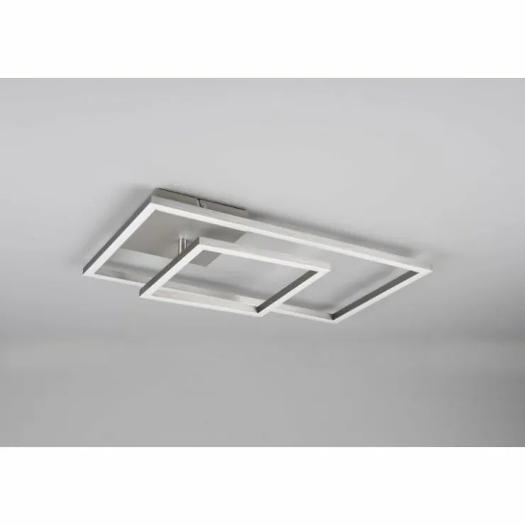 Luminaires Reality Éclairage Led|Plafonnier Reality Padella LED Nickel mat, 1 lumière
