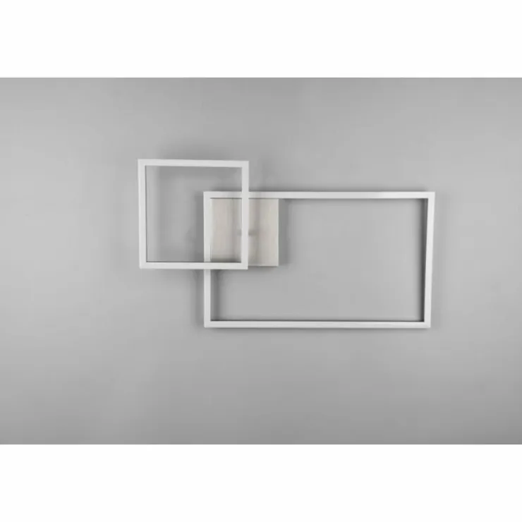 Luminaires Reality Éclairage Led|Plafonnier Reality Padella LED Nickel mat, 1 lumière