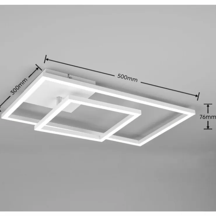 Luminaires Reality Éclairage Led|Plafonnier Reality Padella LED Blanc, 1 lumière