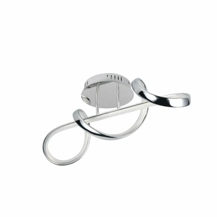 Luminaires Reality Éclairage Led|Plafonnier Reality PADUA LED Chrome, 1 lumière