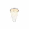 Luminaires Reality Éclairage Led|Plafonnier Reality POMP LED Chrome, 1 lumière, Télécommandes