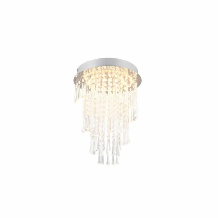 Luminaires Reality Éclairage Led|Plafonnier Reality POMP LED Chrome, 1 lumière, Télécommandes