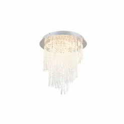 Luminaires Reality Éclairage Led|Plafonnier Reality POMP LED Chrome, 1 lumière, Télécommandes