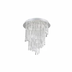 Luminaires Reality Éclairage Led|Plafonnier Reality POMP LED Chrome, 1 lumière, Télécommandes