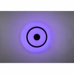 Plafonnier Reality Rana LED Noir, Blanc, 1 lumière, Télécommandes, Changeur de couleurs