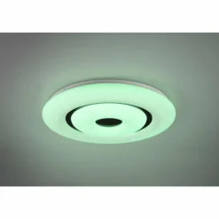 Plafonnier Reality Rana LED Noir, Blanc, 1 lumière, Télécommandes, Changeur de couleurs