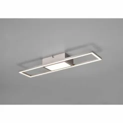 Luminaires Reality Éclairage Led|Plafonnier Reality Rigido LED Nickel mat, 1 lumière, Télécommandes