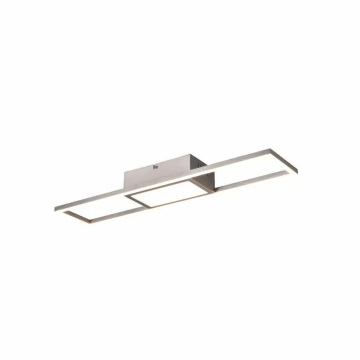 Luminaires Reality Éclairage Led|Plafonnier Reality Rigido LED Nickel mat, 1 lumière, Télécommandes