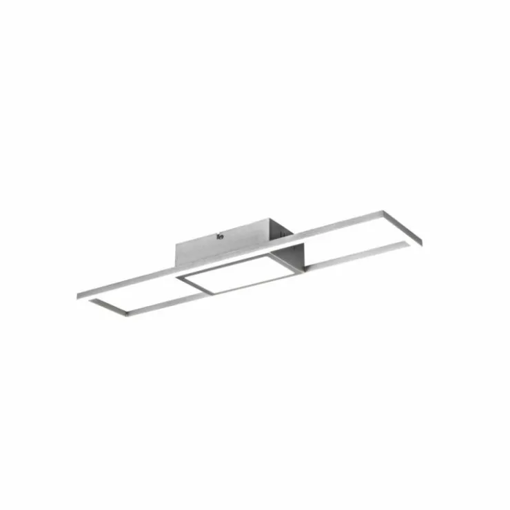 Luminaires Reality Éclairage Led|Plafonnier Reality Rigido LED Nickel mat, 1 lumière, Télécommandes