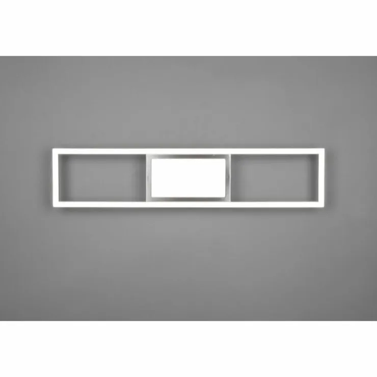 Luminaires Reality Éclairage Led|Plafonnier Reality Rigido LED Nickel mat, 1 lumière, Télécommandes