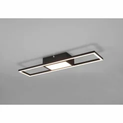 Luminaires Reality Éclairage Led|Plafonnier Reality Rigido LED Noir, 1 lumière, Télécommandes