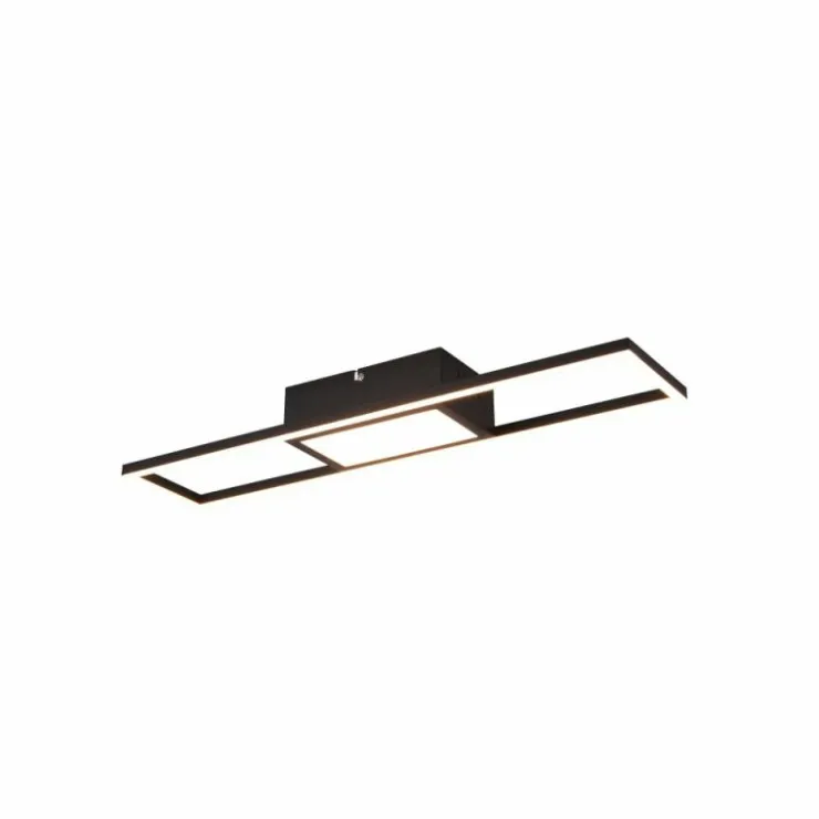 Luminaires Reality Éclairage Led|Plafonnier Reality Rigido LED Noir, 1 lumière, Télécommandes