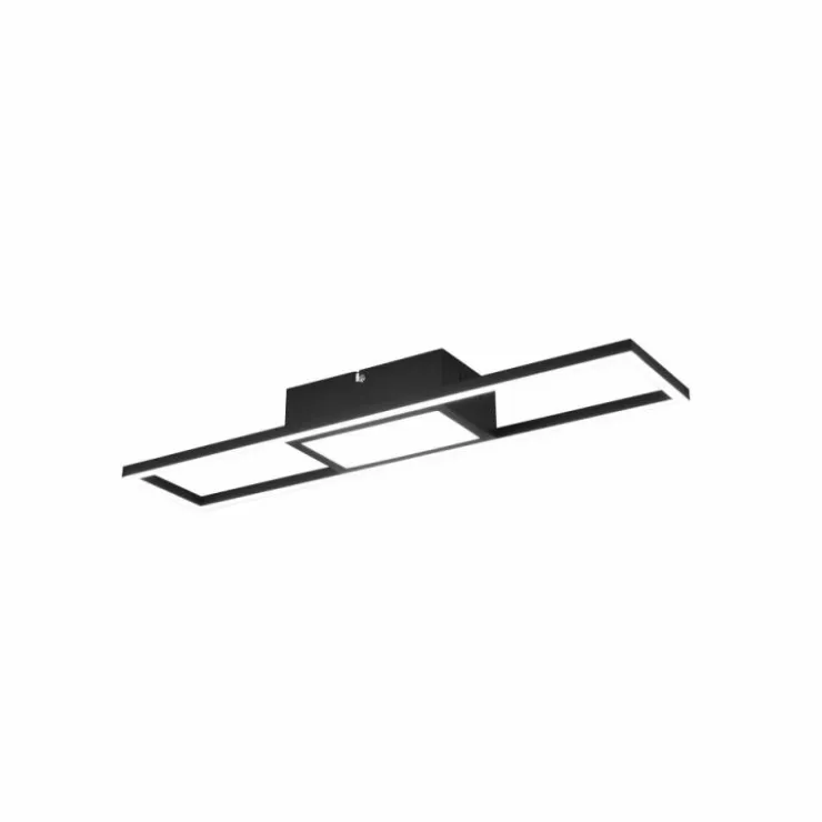 Luminaires Reality Éclairage Led|Plafonnier Reality Rigido LED Noir, 1 lumière, Télécommandes